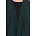 Shrug abaya- Black-Green Shrug abaya- Black-Green